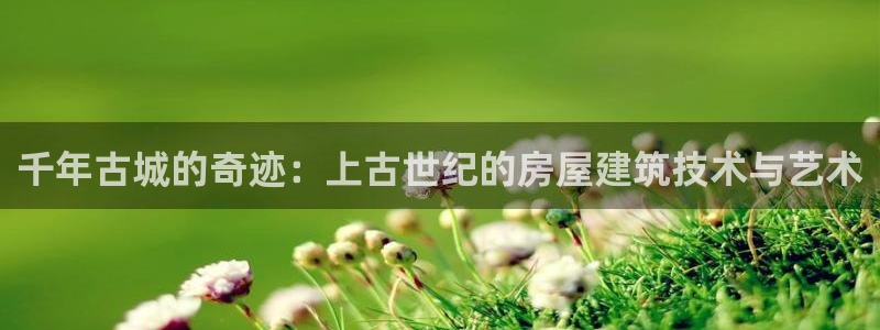 威九国际免费进入：千年古城的奇迹：上古世纪的房屋建筑技术与艺术