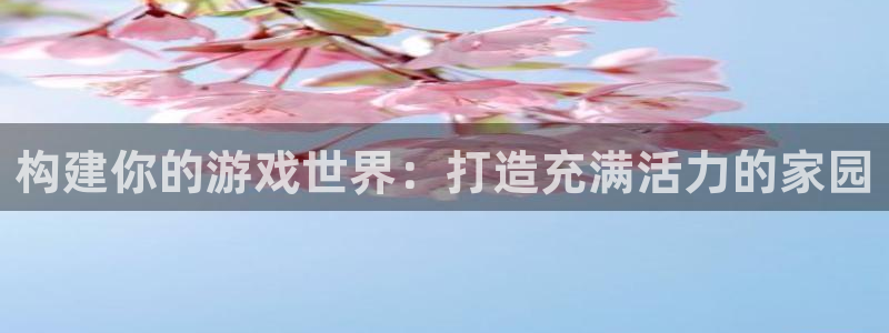 威九国际哪国的：构建你的游戏世界：打造充满活力的家园