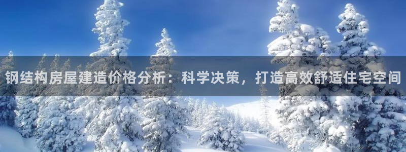 威九国际网站进入产品中心：钢结构房屋建造价格分析：科学决策，打造高效舒适住宅空间