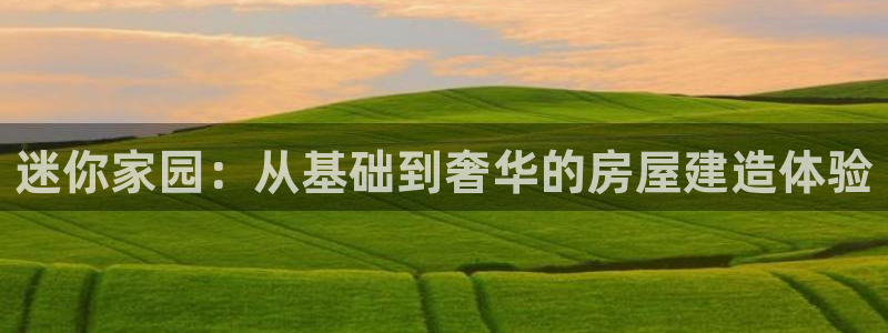 78mapp威九国际网：迷你家园：从基础到奢华的房屋建造体验