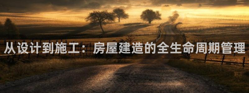 威九国际网站在哪里：从设计到施工：房屋建造的全生命周期管理